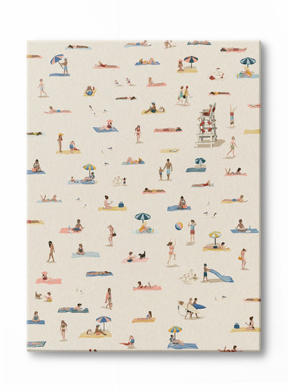 Beachside Crowd, Poster