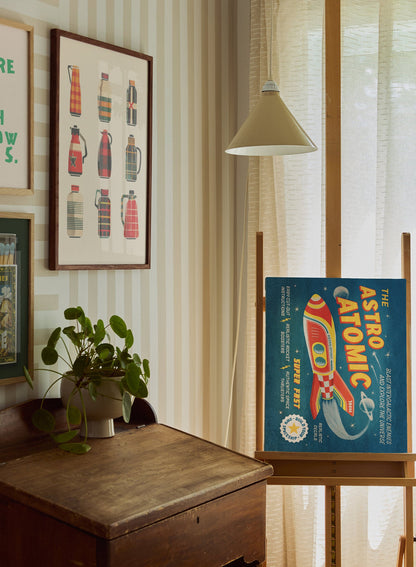 Retro Rocket, Poster